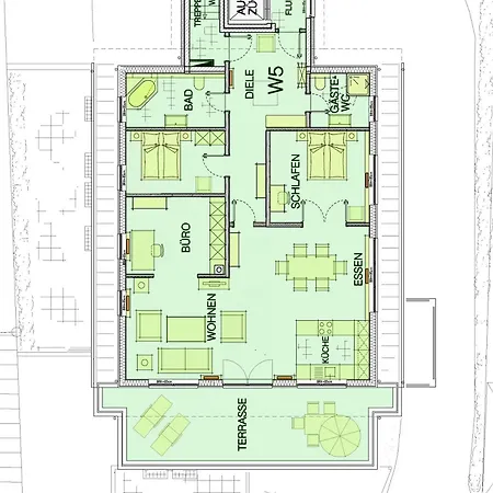 Fewo1846 - Penthouse Museumsberg - Zwei Schlafzimmer Und Zwei Bäder Mit Dachterrasse